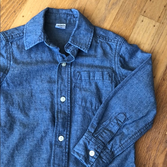 Long sleeve Chambray Shirt - Picture 2 of 3